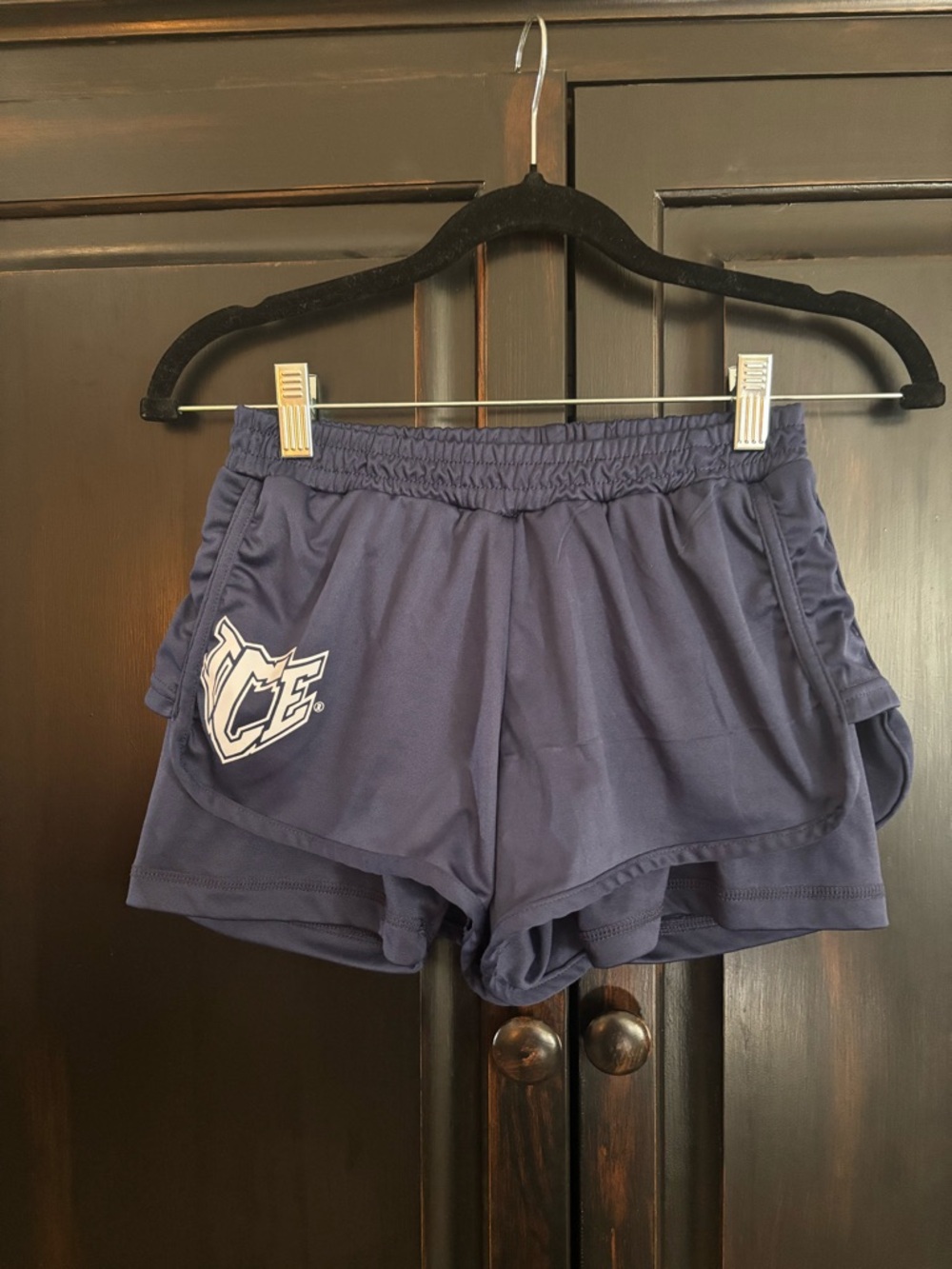ICE Allstars Women's Athletic Shorts in Navy